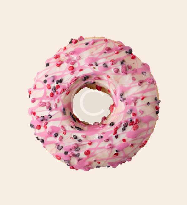 Wild berry donut