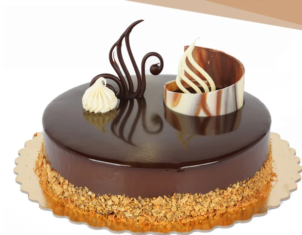 Choconuts Cake (Chococream With Caramelised Cashew Nuts In Layers And Topping)