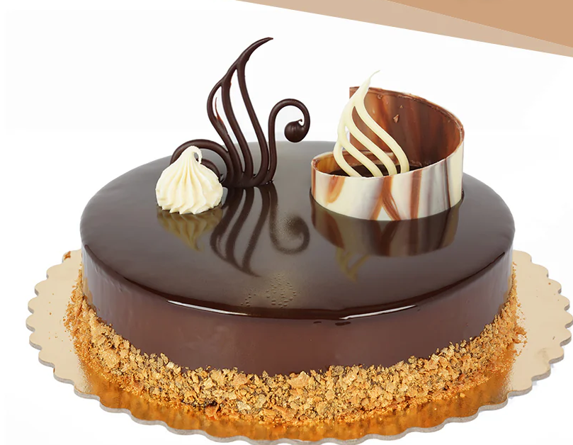 Choconuts Cake (Chococream With Caramelised Cashew Nuts In Layers And Topping)