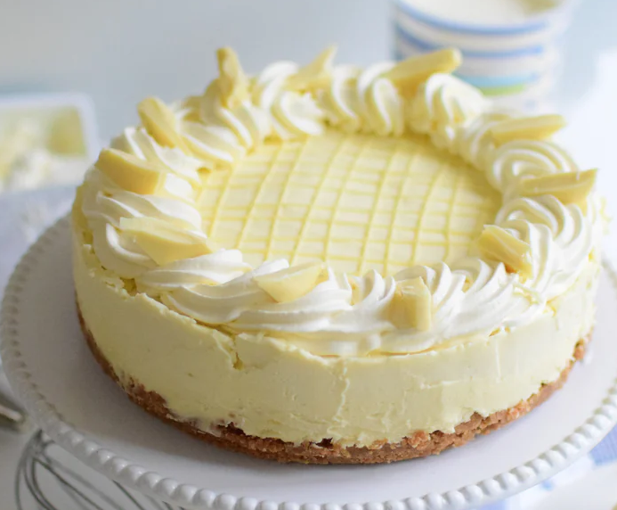White truffle Cheese cake eggless