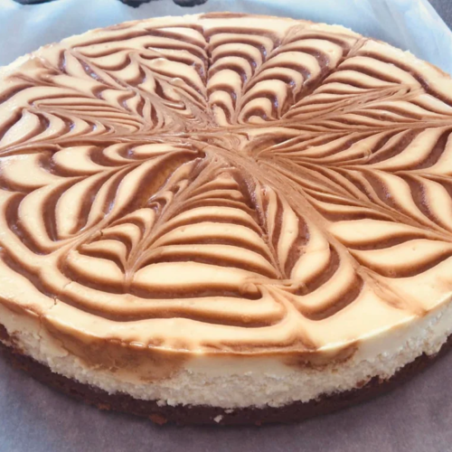 Salted Caramel Cheese Cake (eggless)