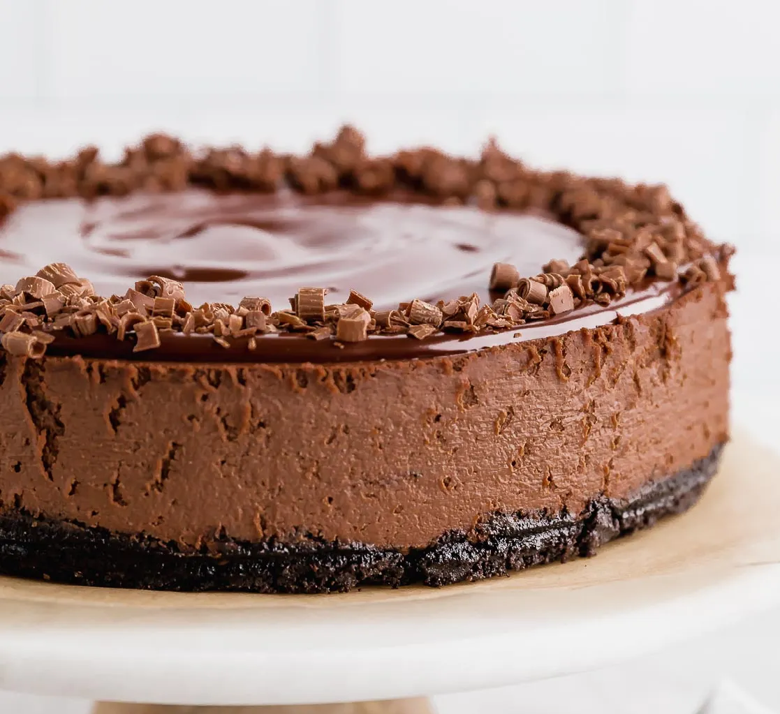 Chocolate Cheese Cake eggless